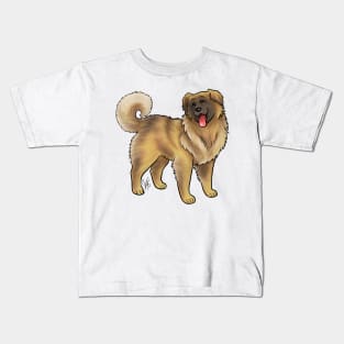 Dog - Leonberger - Brown Kids T-Shirt